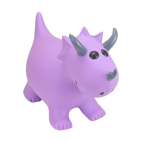 Happy Hopperz Purple Triceratops - Purple