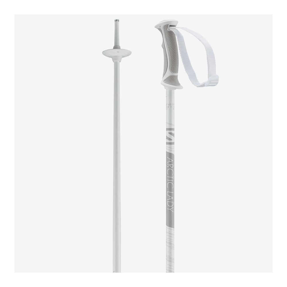 Salomon Arctic Womens Ski Pole - White/Grey