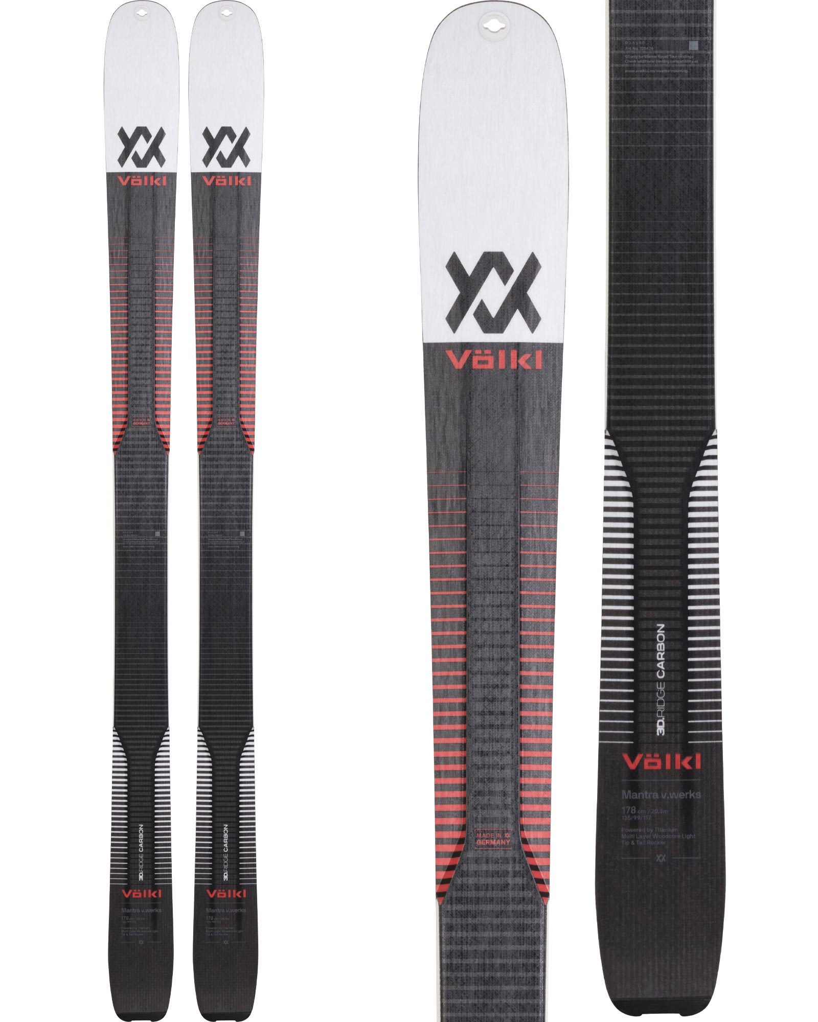 Volkl Mantra V.Werks Skis 2021 | 178cm