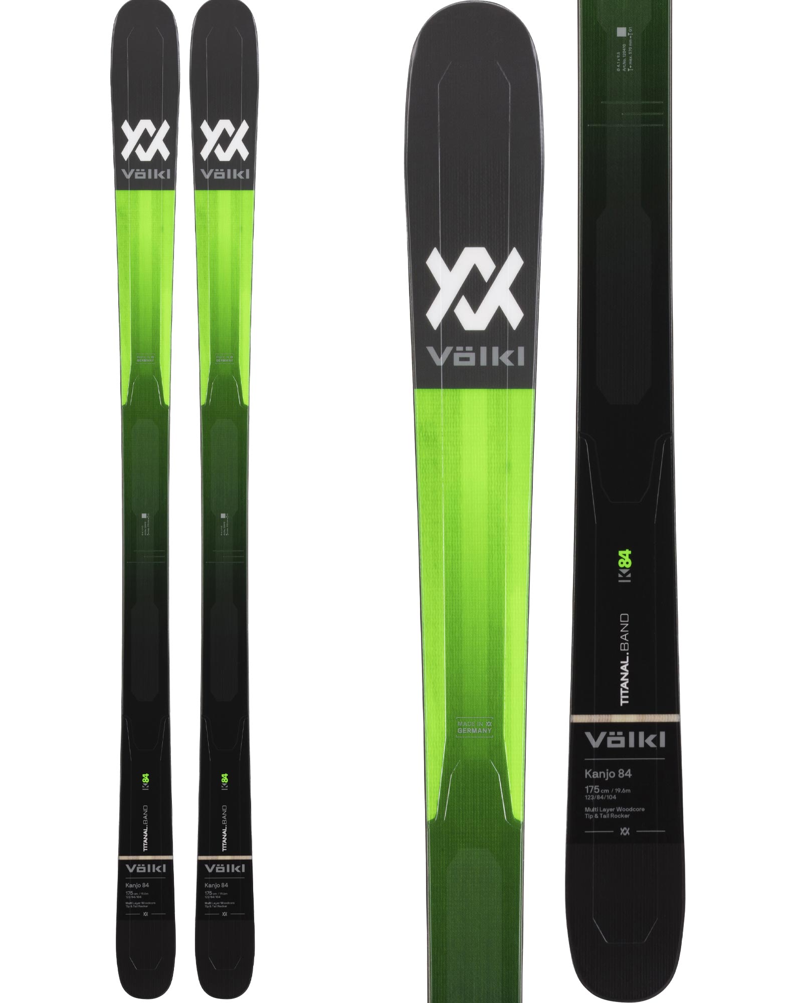Volkl Kanjo 84 Skis 2021 | 168cm