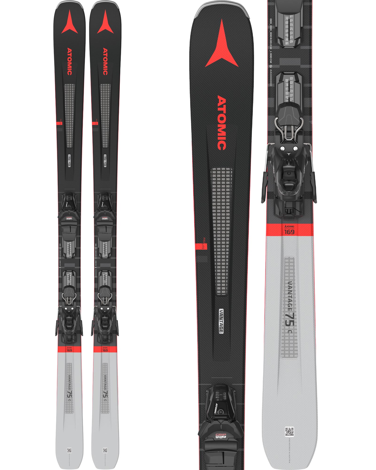 Atomic Vantage 75 C Skis + M 10 GW Bindings 2021 | 169cm