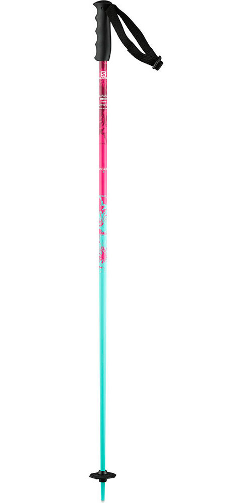 Salomon Brigade Youth Ski Poles | 80cm | Pink/Blue