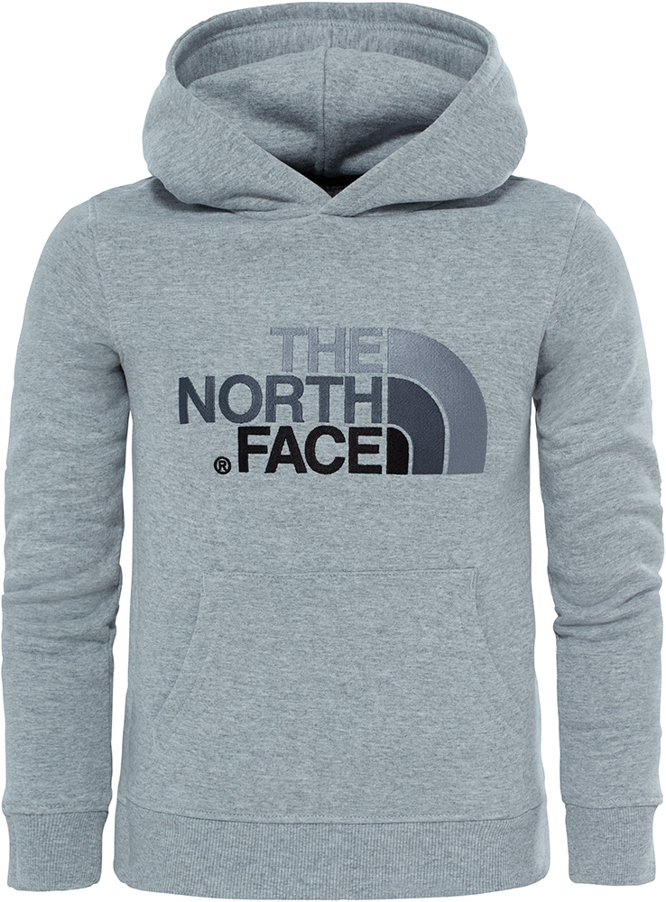 The North Face Drew Peak Kids' Hoodie | S | Light Grey Heather