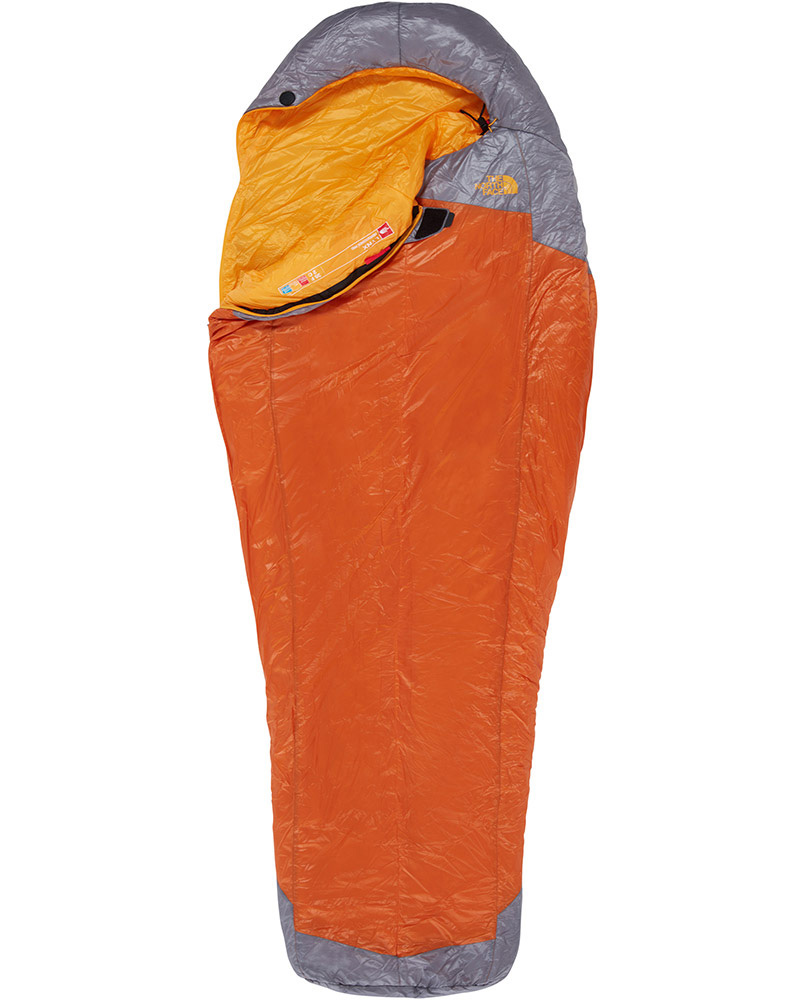 The North Face Lynx Regular Sleeping bag | Left Zip | Hawaiian Sunset Orange/Zinc Grey