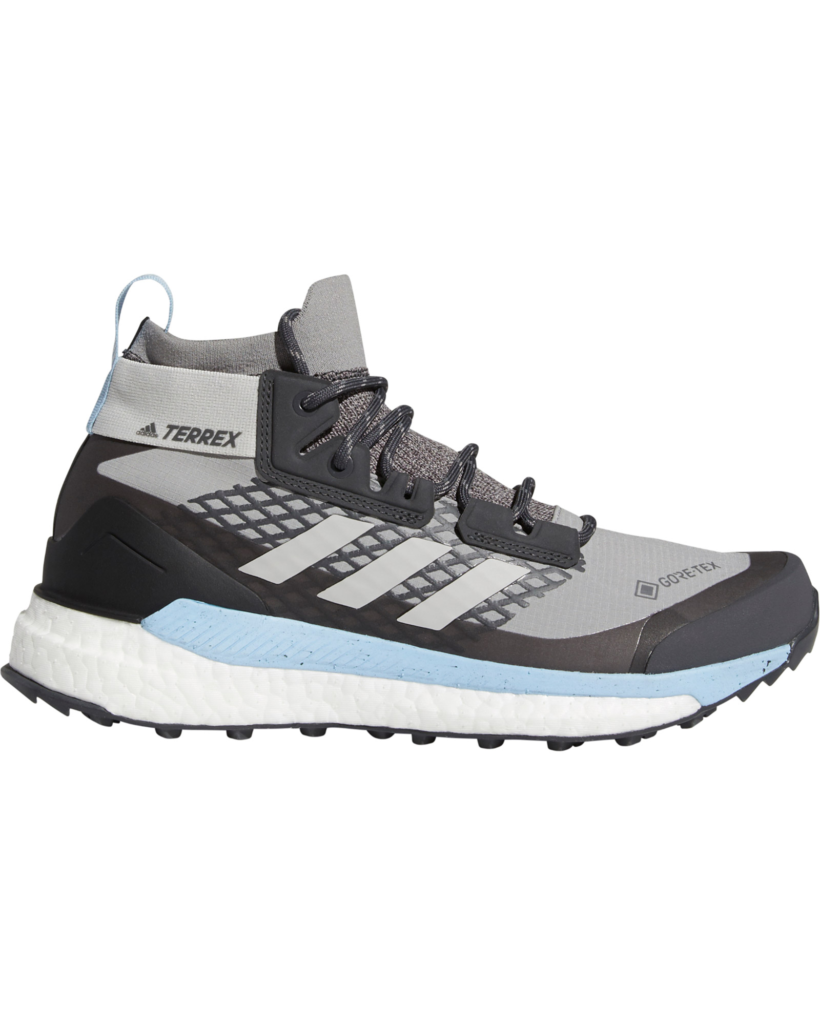 Adidas Terrex Free Hiker GORe-TeX Women's Boots | 4.5 UK | Ch Solid Grey/Grey Two/Glow Blue