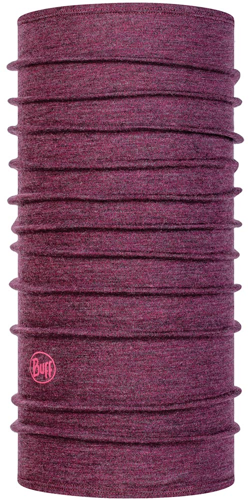 Buff Merino Wool 250 Neck Warmer - Dahlia Melange | Dahlia Melange