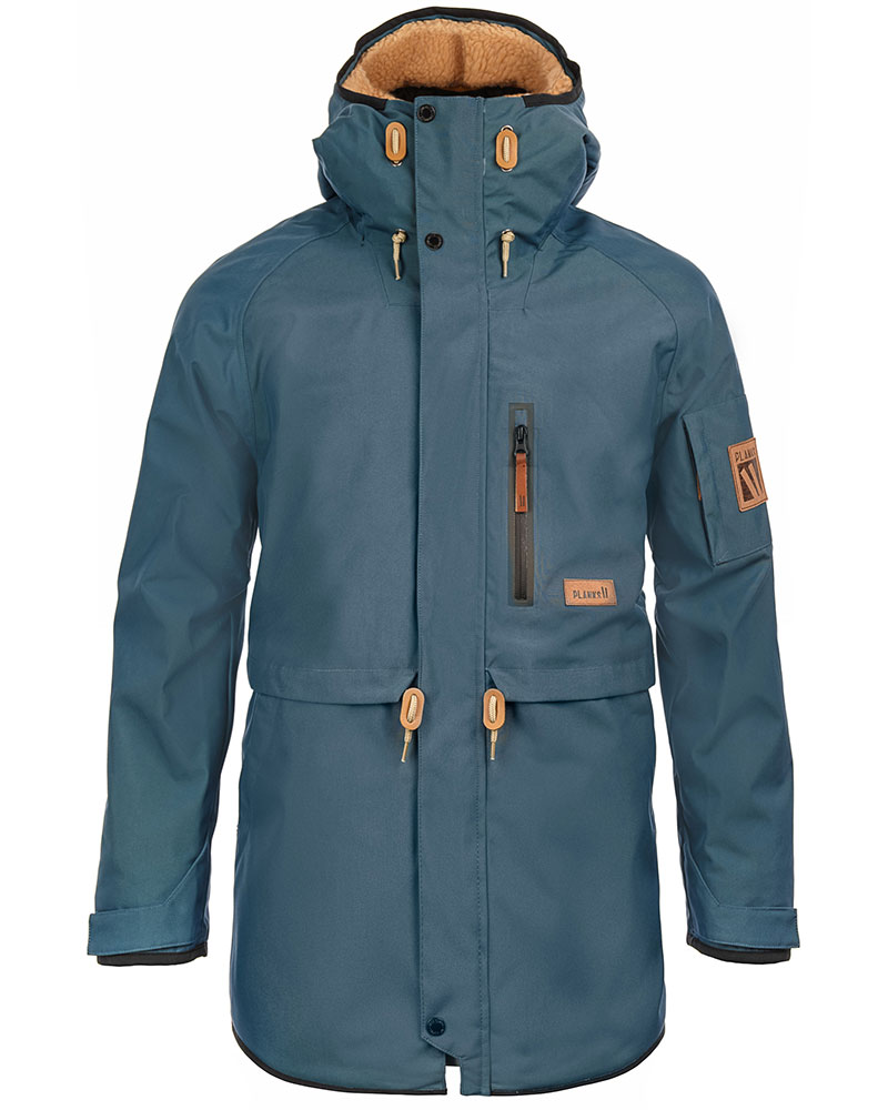 Planks The People's Parka Jacket | M/L | Ocean Blue