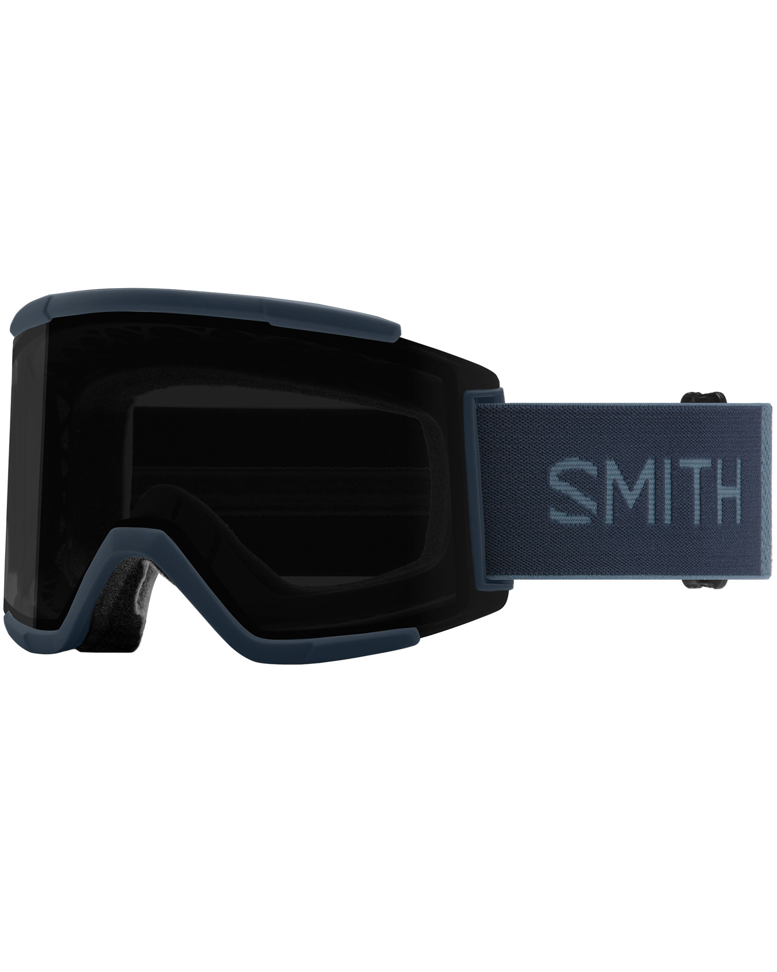 Smith Squad XL French Navy / ChromaPop Sun Black + ChromaPop Storm Rose Flash Goggles | French Navy