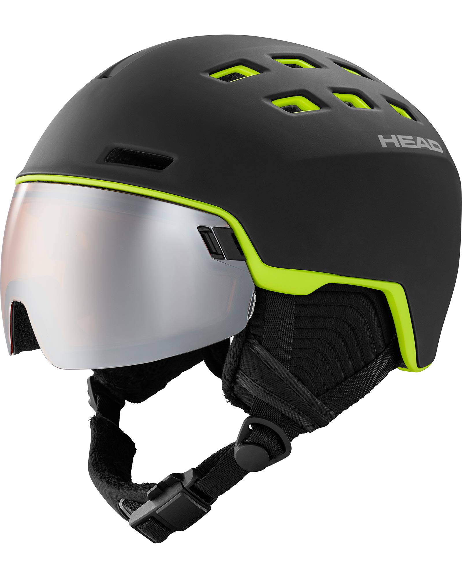 Head Radar Ski Helmet | M/L | Black/Lime