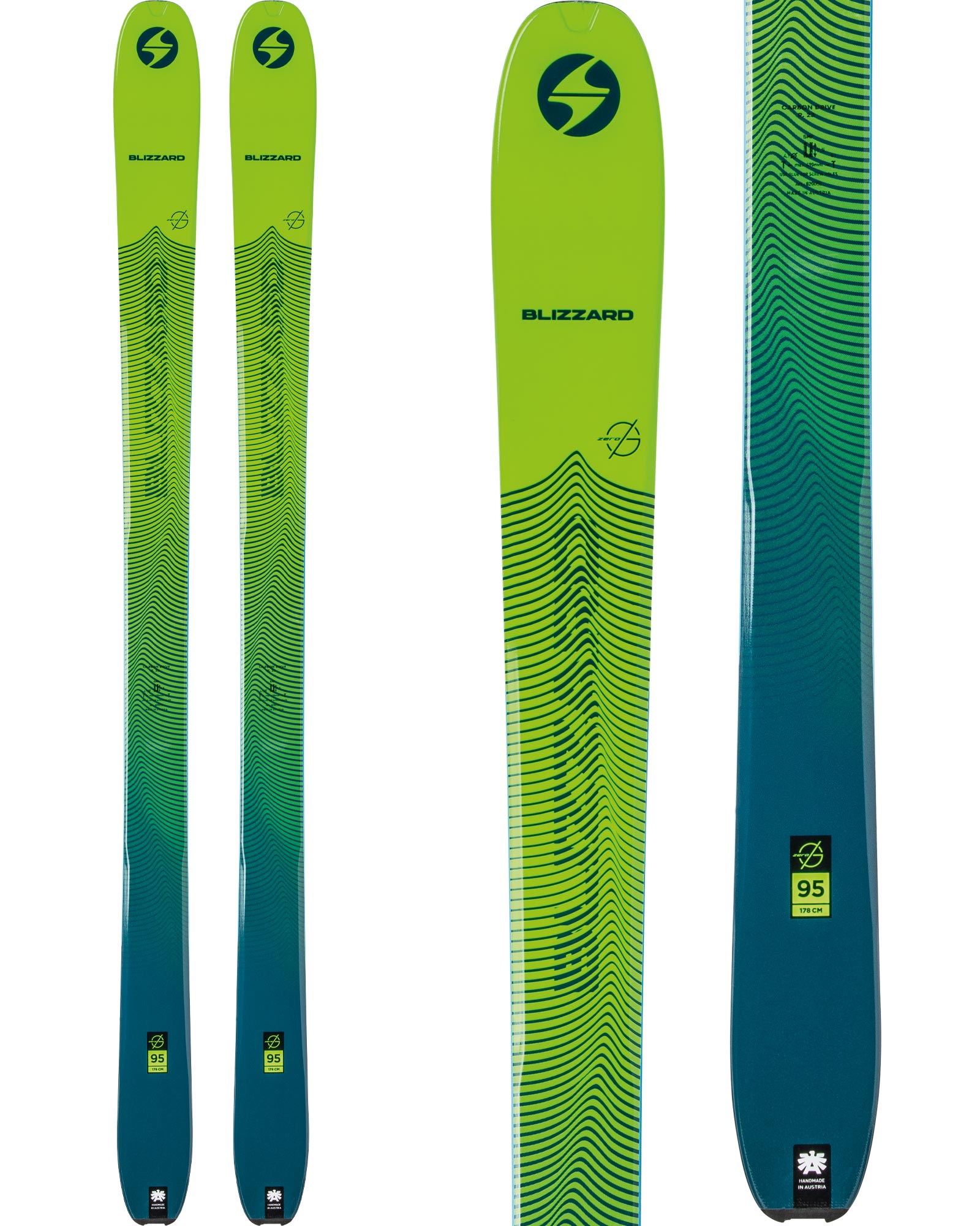 Blizzard Zero G 095 Skis 2021 | 171cm