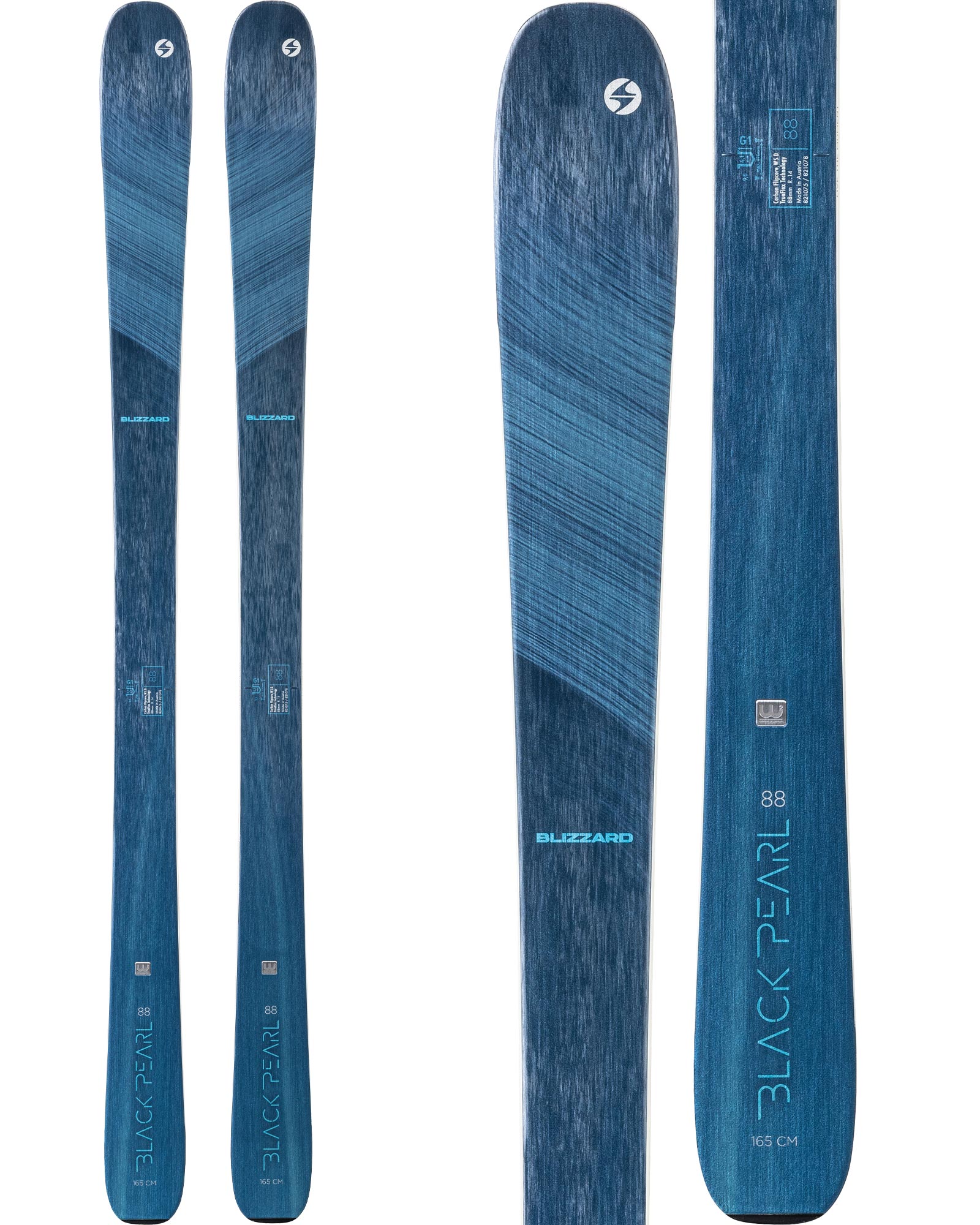 Blizzard Black Pearl 88 Women's Skis 2021 | 153cm