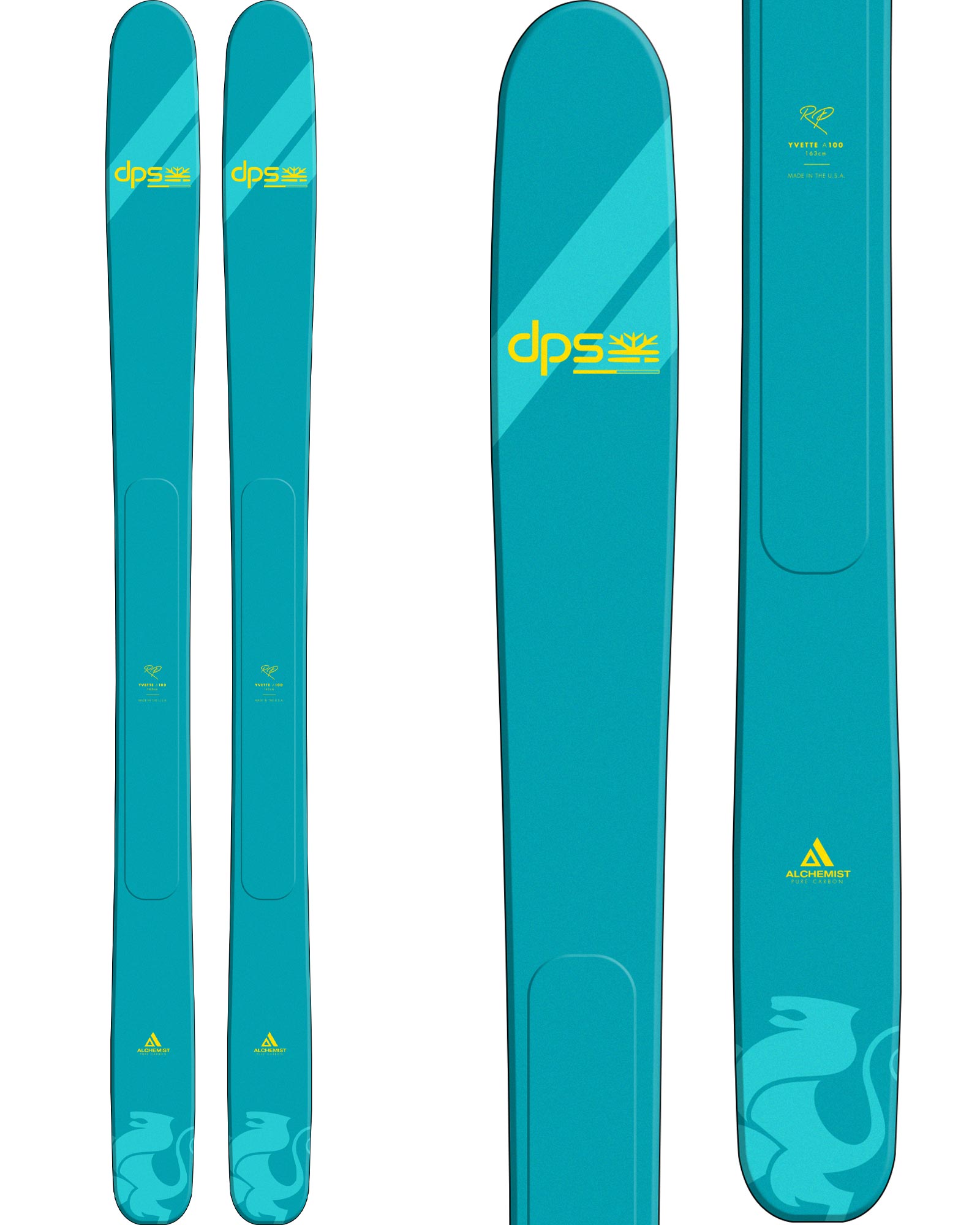 DPS Yvette A100 RP Women's Skis 2021 | 163cm