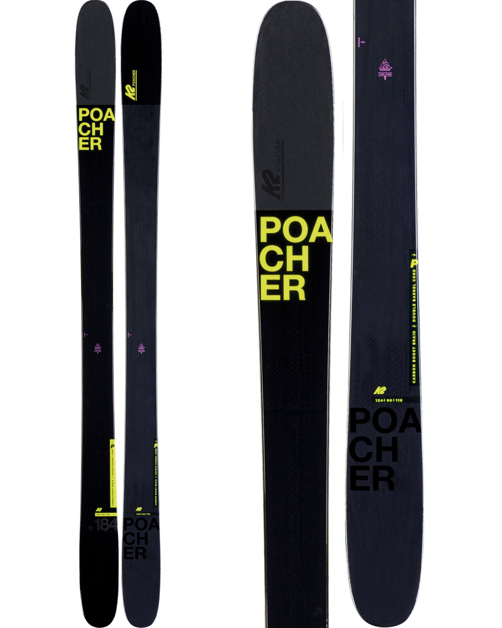 K2 Poacher Skis 2020 | 163cm
