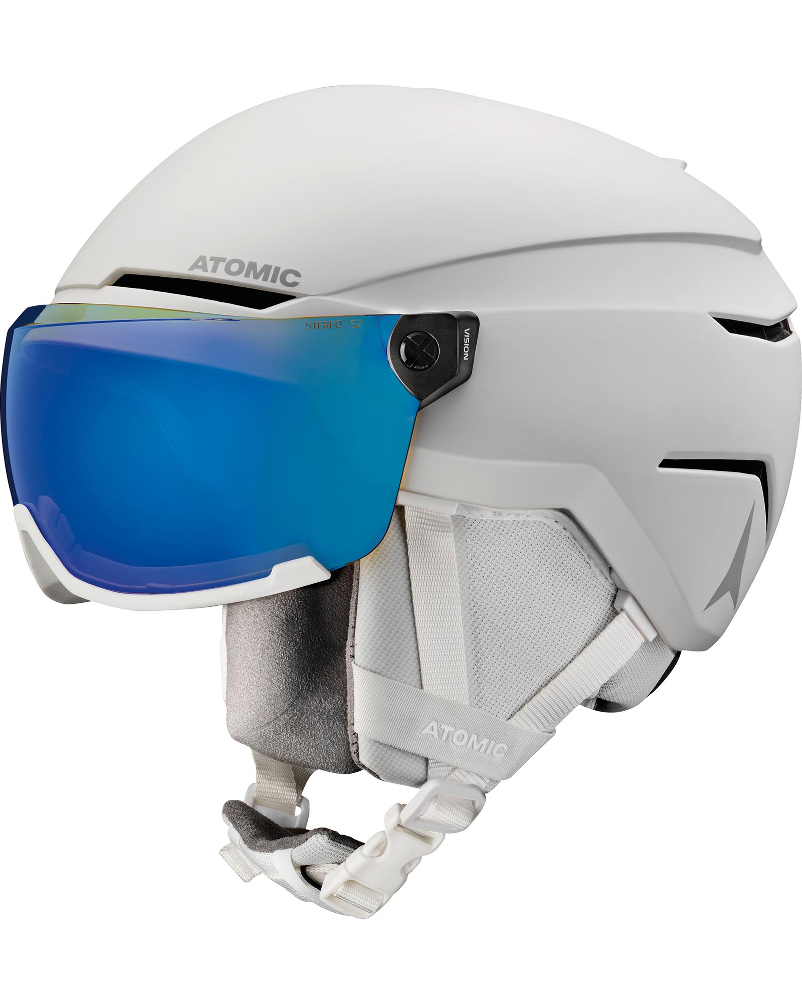 Atomic Savor Visor Stereo Ski Helmet | M | White Heather