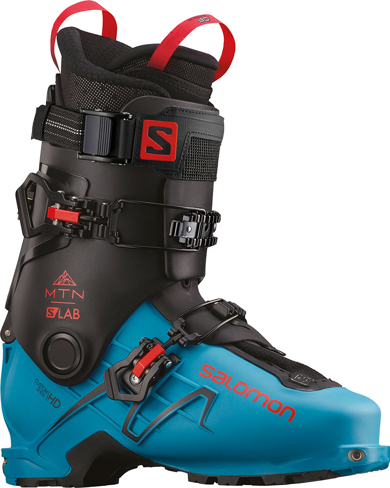 Salomon S/LAB MTN Ski Boots 2021 | 29.5 MP | Black/Transcend Blue/Red