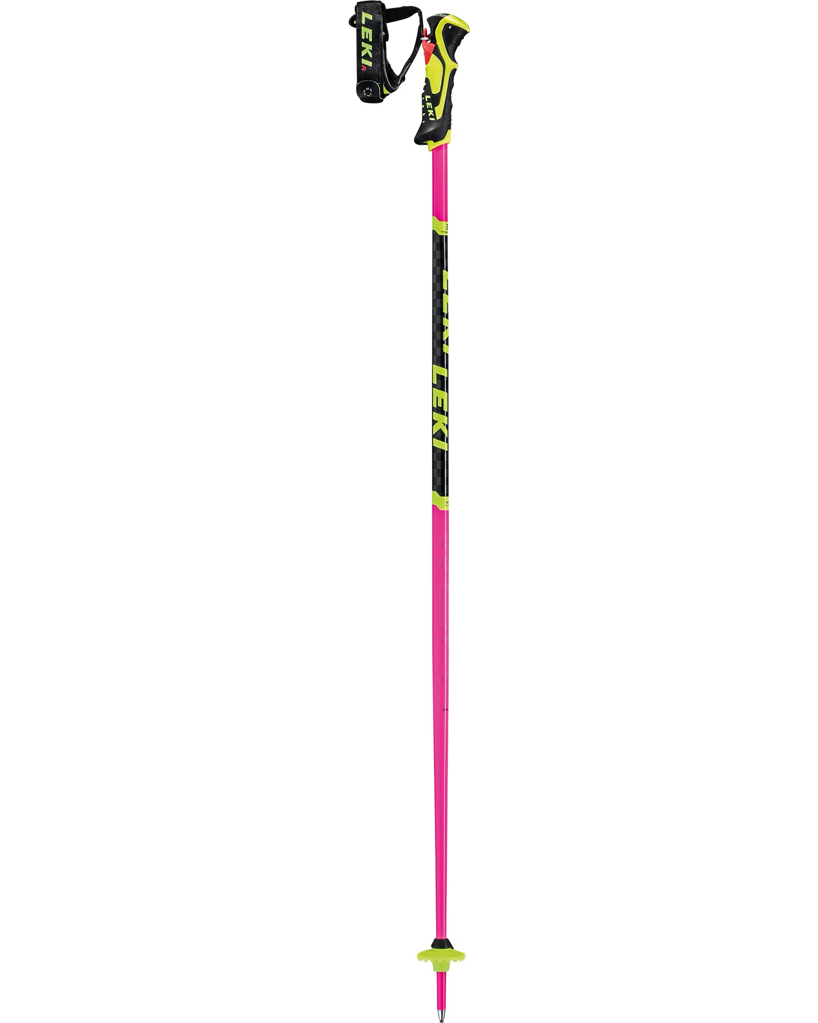 Leki WC Lite SL Youth Race Ski Poles | 120cm | Pink Neon