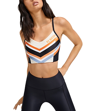 P.E Nation Women's Score Runner Sports Bra - Pearled Ivory - L