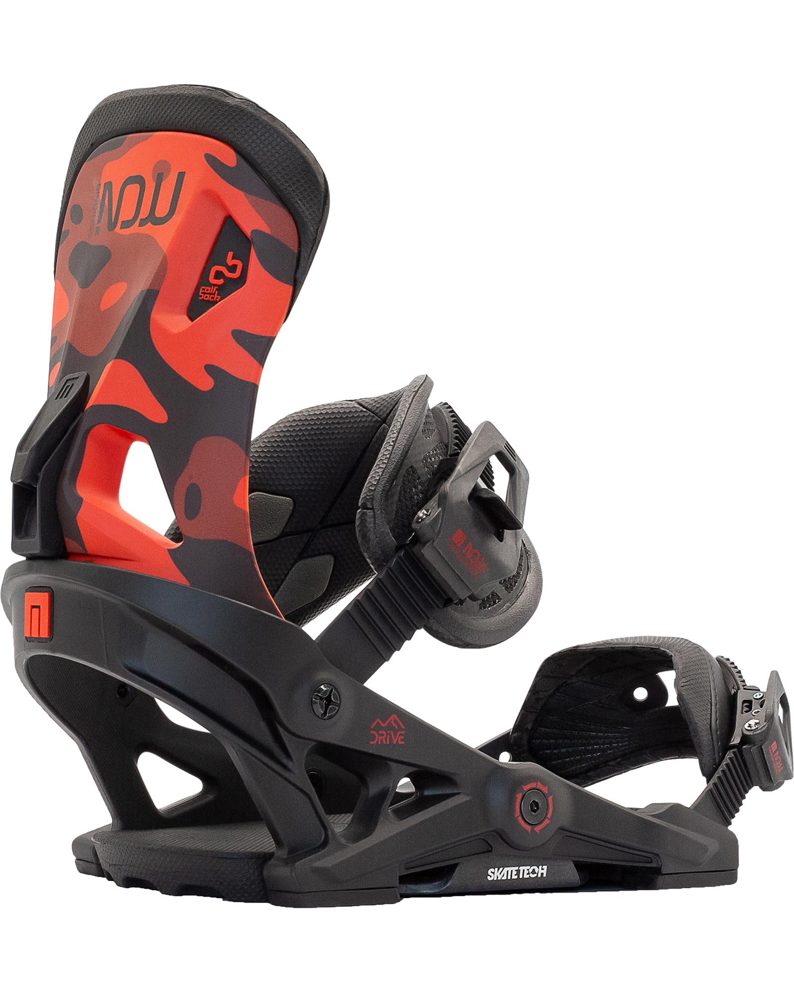 NOW Drive Men's Snowboard Bindings 2021 | M | Red