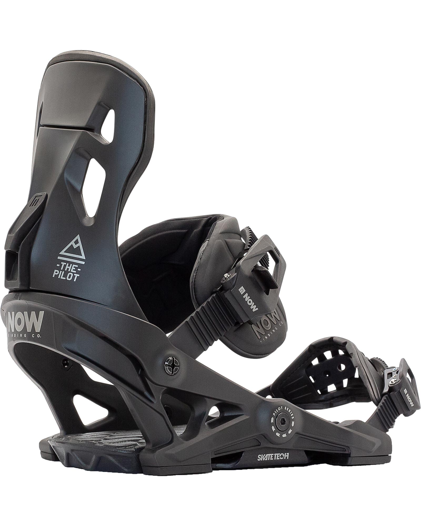 NOW Pilot Men's Snowboard Bindings 2021 | L | Black