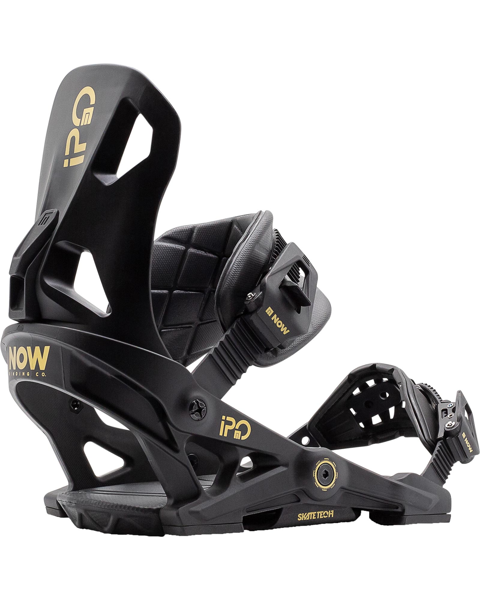 NOW IPO Men's Snowboard Bindings 2021 | M | Black