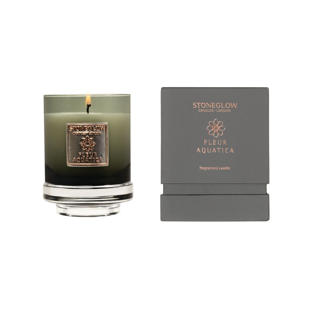 Metallique Fleur Aquatica Candle