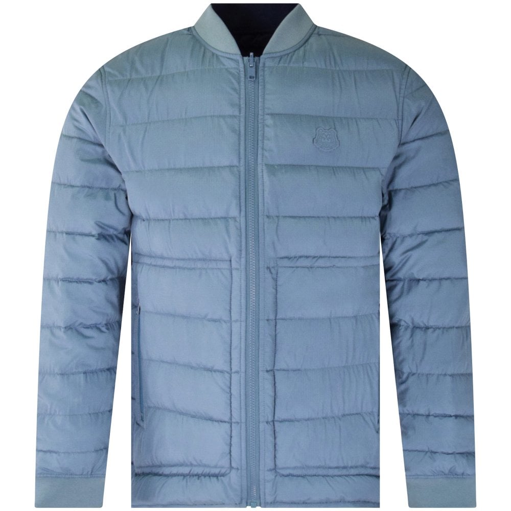 KENZO Men's Blue Tiger Crested Bomber Jacket | Blue | L