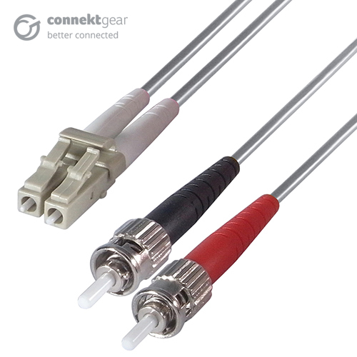 CONNEkT Gear 10m Duplex Fibre Optic Multi-Mode Cable OM1 62.5/125...