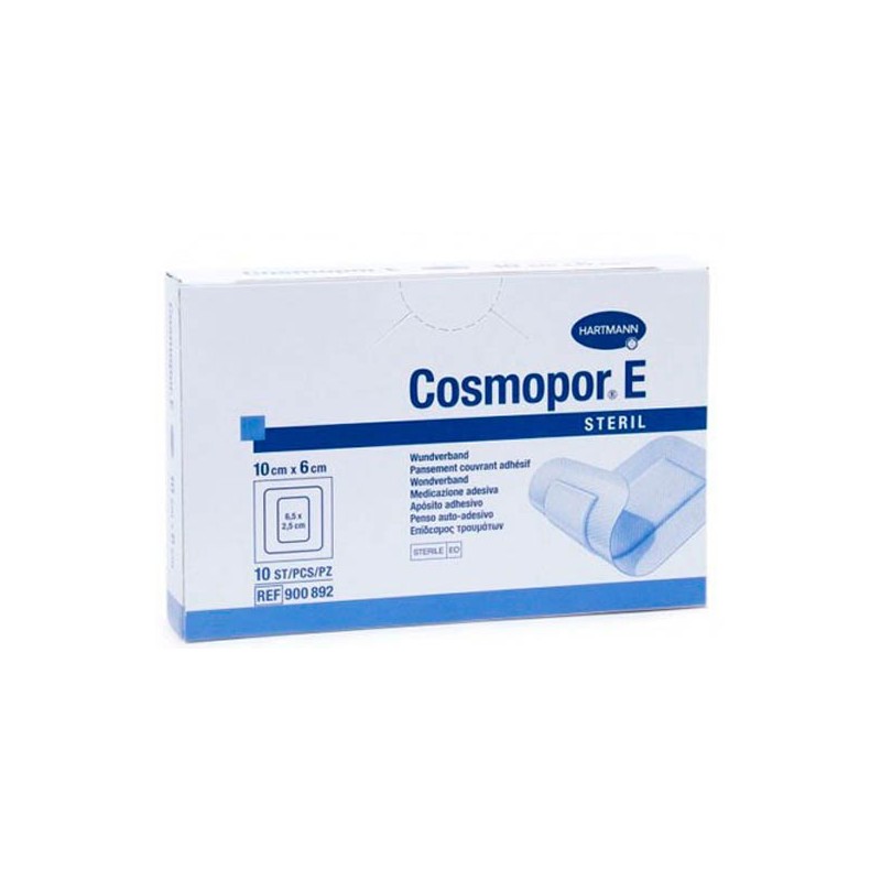 'Cosmopor E Steril 10 X 6 cm 10 Ápositos