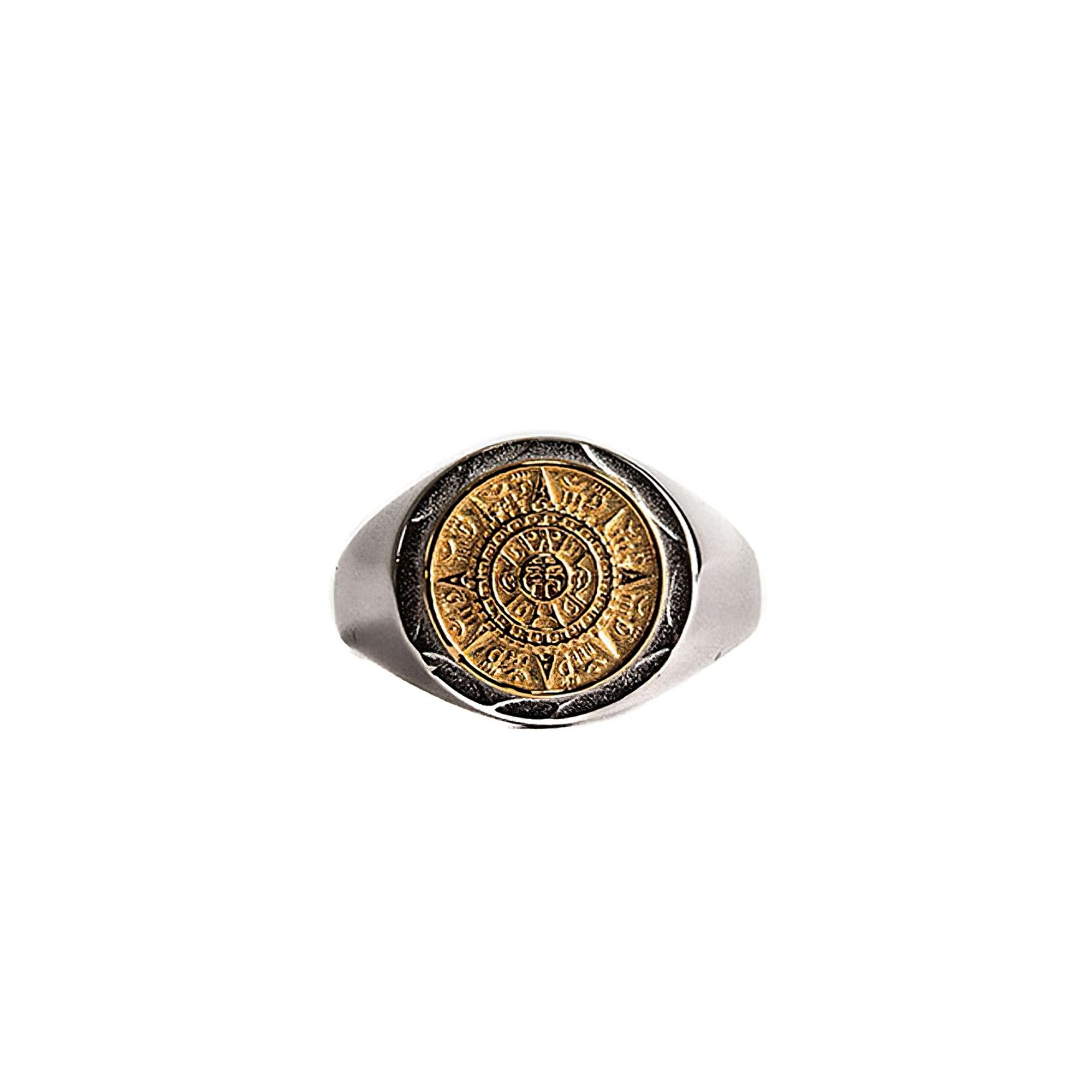Serge Denimes Silver Compass Ring S-COM-RNG-P   SILVER,  O