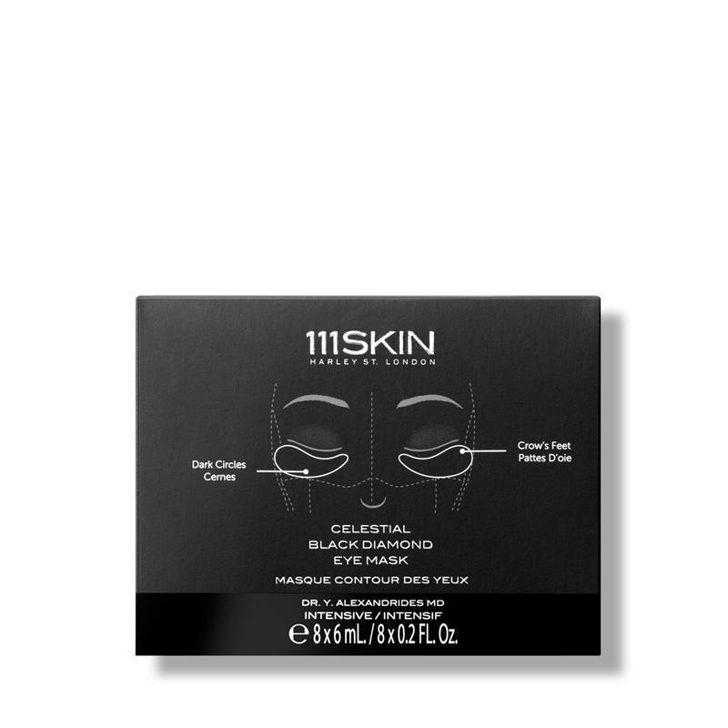 Celestial Black Diamond Eye Mask - 8 masks