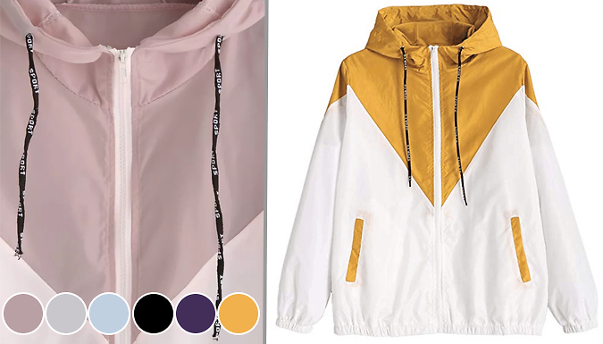 SecretStorz Women's Dual Colour Hooded Raincoat - 6 Colours