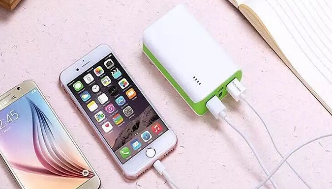 Impress Gadgets 5200mAh Dual USB Power Bank With Flashlight - 3 Colours