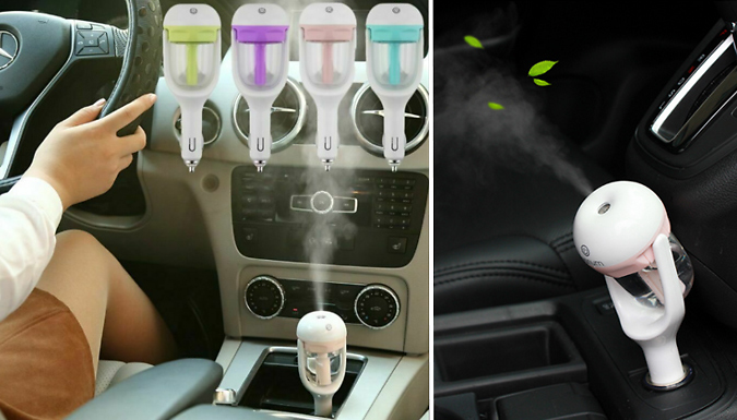 Yellogoods Mini Car Air Humidifier - 4 Colours