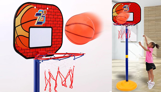 Magic Trend Kids' Adjustable Basketball Hoop - 2 Sizes