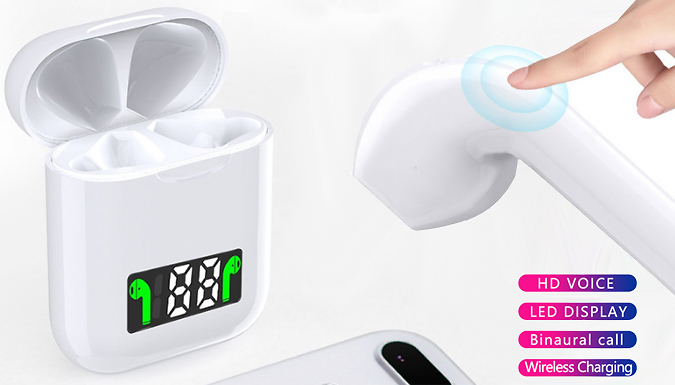 MBLogic Wireless Bluetooth Earphones With LED Display