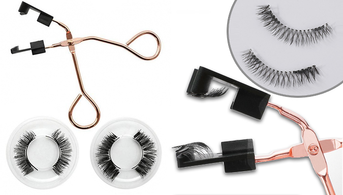 MBLogic Magnetic False Eyelashes & Clip Set - 2 Styles