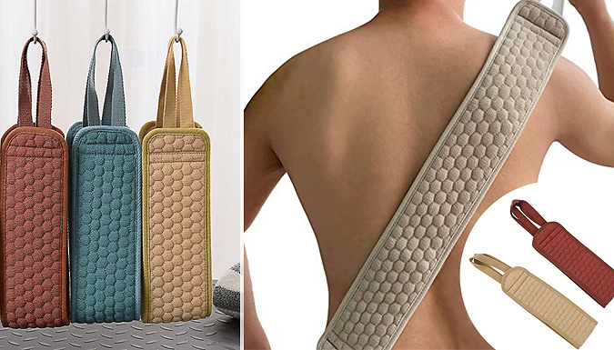 SecretStorz Long Loofah Exfoliating Back Scrubber - 4 Colours