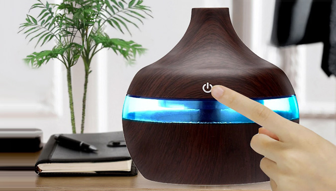 Magic Trend USB Ultrasonic Aroma Humidifier - 2 Colours