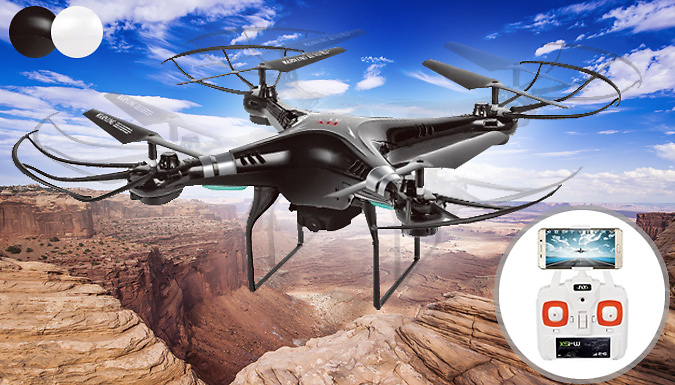 Impress Gadgets 360 Degree Quadcopter Drone With Live HD Camera - 2 Colours