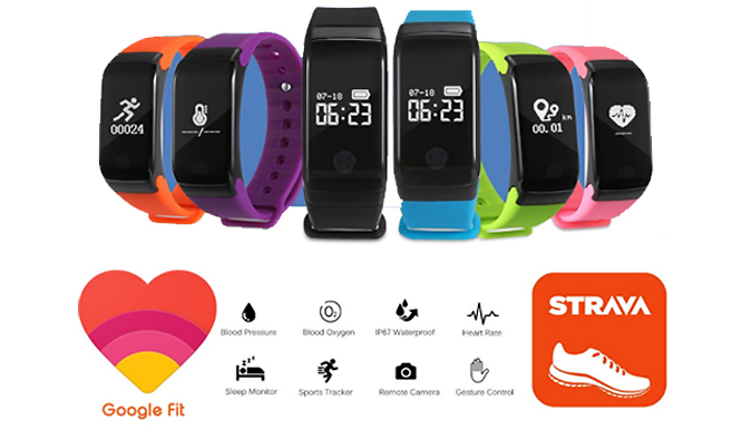 Ugoagogo 29-in-1 HR15-S Fitness Tracker With Heart Rate Monitor - 6 Colours