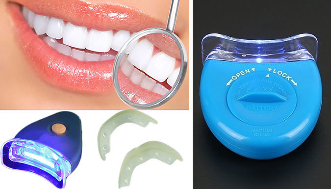 SecretStorz LED Teeth Whitener - 1, 2 or 4-Pack