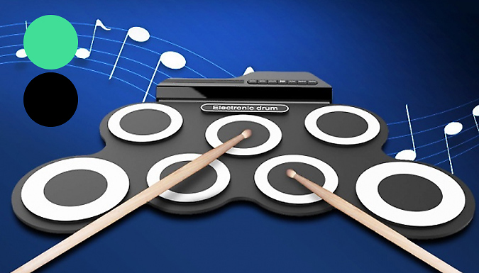 SecretStorz Electronic Drum Kit with 7 Drum Pads - 2 Colours