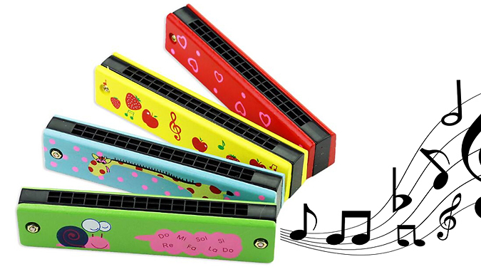Spezzee Kids Musical Harmonica Toy - 6 Designs