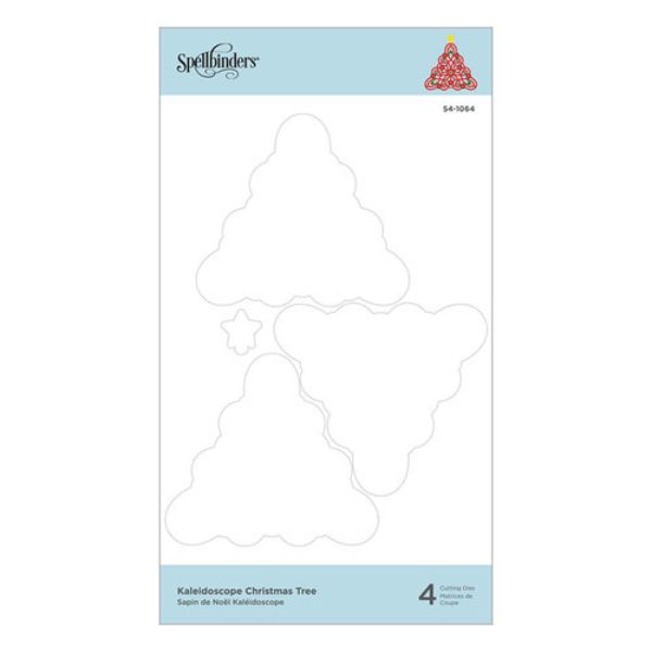 Spellbinders Kaleidoscope Christmas Tree Etched Dies