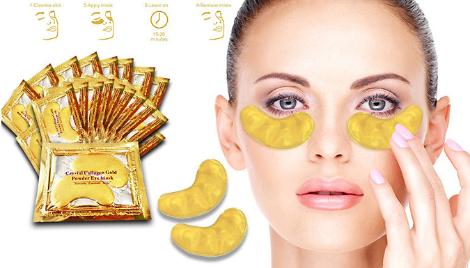 Forever Cosmetics 'Crystal' Gold Collagen Eye Masks