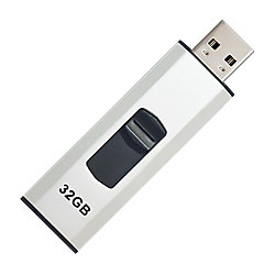 Ativa USB-stick USB 2.0 32 GB Zilver, zwart