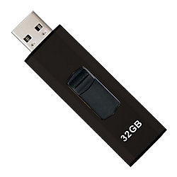 Ativa USB Flash Drive USB 3.0 32 GB Silver, Black