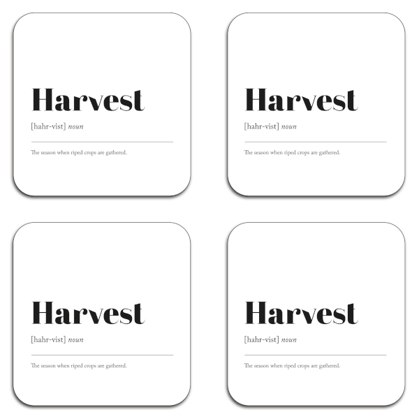 Harvest Coaster Set
