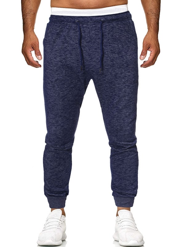 Zaful Tunnelzug Melierte Sport Hosen | M