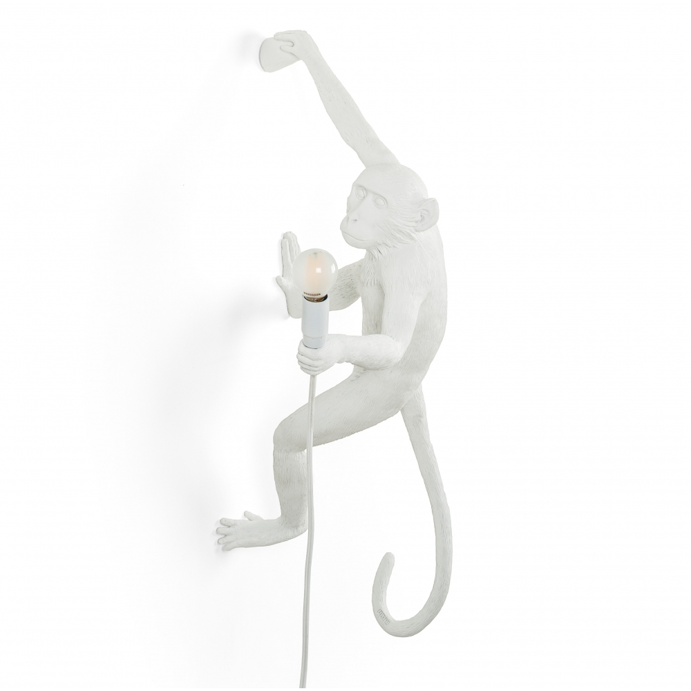 seletti MONKEY-Applique Singe accroché droite H76,5cm